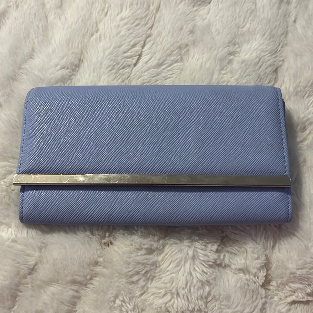 Gorgeous Blue hand held wallet/ size OS/ Blue